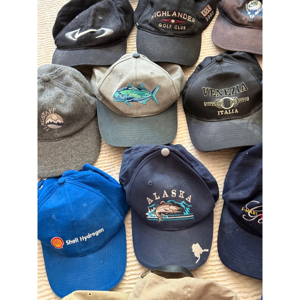 Mixed Hat Lot 20pc Nike Titleist BMW Under Armour TaylorMade Visors Beanie Caps - Picture 9 of 12